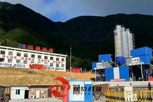 豫特科技助力安能集團(tuán)水電站重點(diǎn)項(xiàng)目，機(jī)制砂生產(chǎn)線。